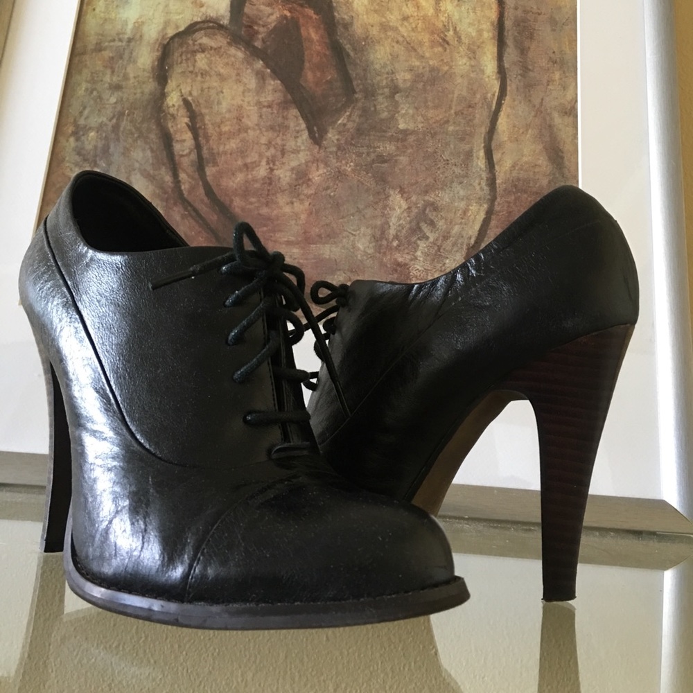 Aldo lace up black bootie